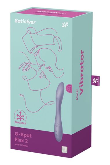 Универсальный вибратор Satisfyer G-Spot Flex 2, гибкий ствол с фиксацией положения | Зображення 3