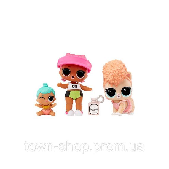 Набор игровых фигурок Спайки, Китти, Лил Дженни L.O.L. Surprise! 987895 серии "OPP Tot + Pet + Lil Sis" | Зображення 2