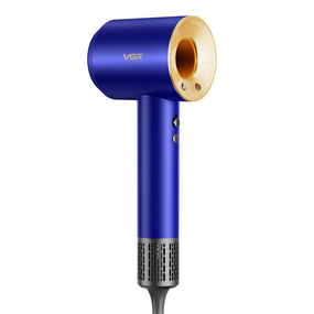 Фен профессиональный VGR V-445 BLUE, 3 уровня обдува, 4 уровня температуры, 1600 Вт, 110000 RPM
