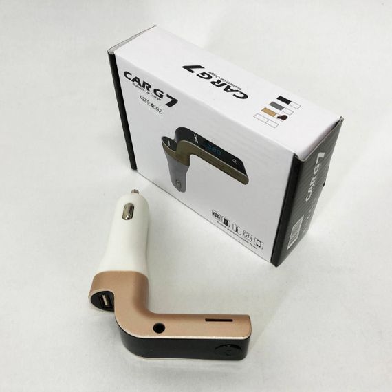 Fm модулятор к магнитоле через прикуриватель Car G7 FM, Автомобильный модулятор XI-192 в машину | Зображення 4