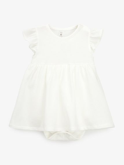 Боді-сукня+повязка для дівчинки Dexters 133011 68 см Молочний shop (4821106761048) | Зображення 1