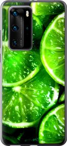 Чохол на Huawei P40 Pro Зелені часточки лимона "852u-1839-2448"