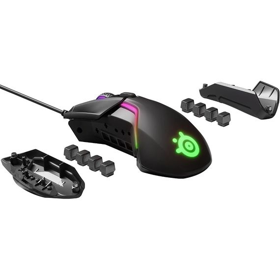 Мишка SteelSeries Rival 600, RGB, 12000dpi., 7кн., Dual Sensor, чорна | Зображення 5