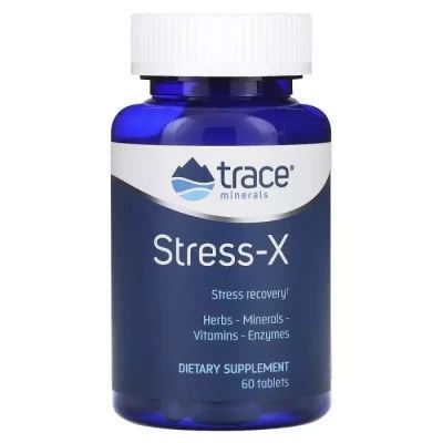 Витаминно-минеральный комплекс Trace Minerals Восстановление и Защита от стресса, Stress-X, 60 таблеток