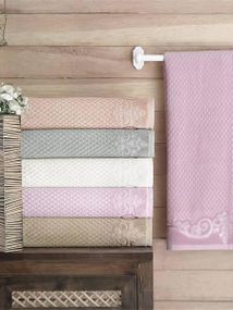 Полотенца Pupilla Akustik 70х140см Велюр набор 6шт