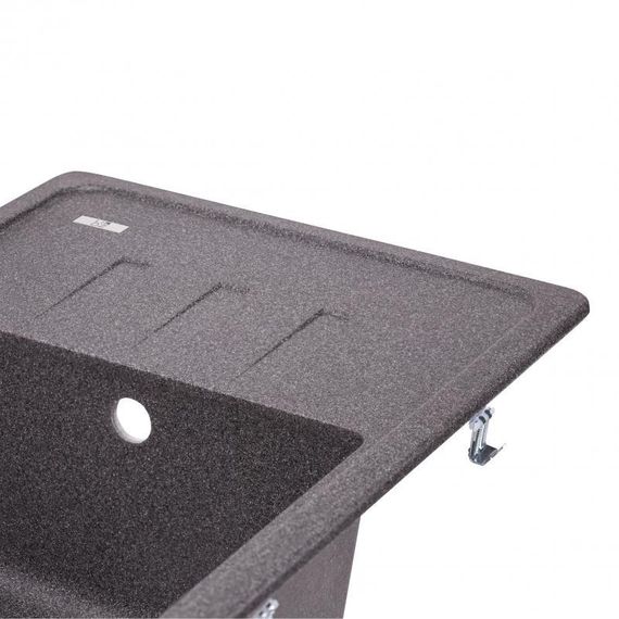 Кухонная мойка Lidz 620x435/200 GRF-13 (LIDZGRF13620435200) | Зображення 4