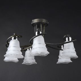 Люстра потолочная E14 40W BK (LK-285C/6)