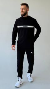 Костюм з худі Puma чорний