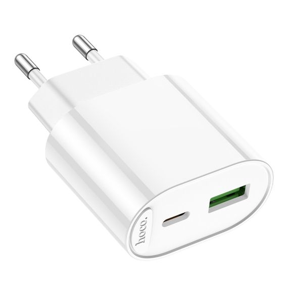 Мережевий зарядний пристрій Hoco C109A 1 USB-C/1USB PD/QC 20W | Зображення 3