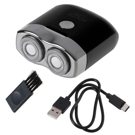 Акумуляторний прилад для видалення волосся Adler, Професійна бритва для волосся, Електробритва шейвер NL-55