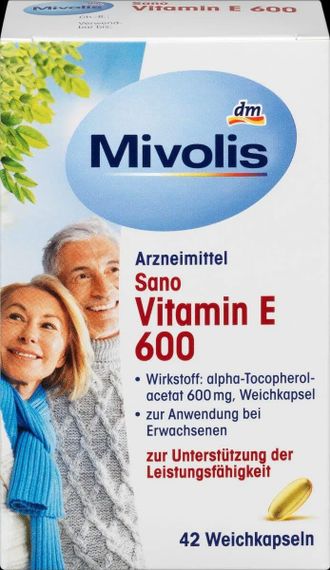 Вітамін Е 600 Міволіс Vitamin E 600 Mivolis