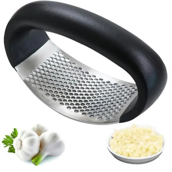 Чесночница Пресс для чеснока из нержавеющей стали Garlic Press | Зображення 4