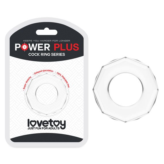 Ерекційне кільце - Power Plus Cockring 4 Clear