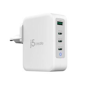 Зарядний пристрій J5create JUP43130E-EN ,1 USB-A / 3 USB-С