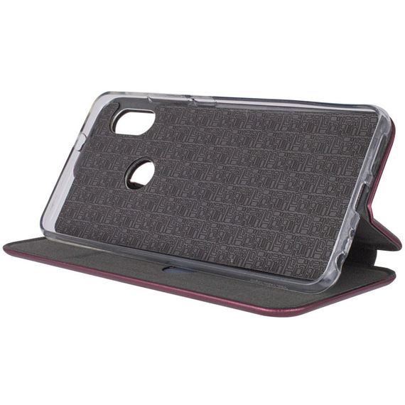 Шкіряний чохол-книжка Classy для Xiaomi Redmi Note 5 Pro / Note 5 (DC) Бордовий | Зображення 1