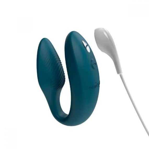 Інноваційний смарт-вібратор We Vibe Sync 2 Velvet Green для пари, зелений Sex Aura | Зображення 2