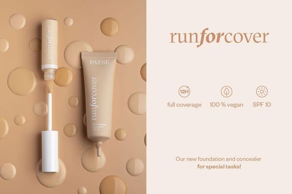 Маскирующий консилер PAESE run for cover Full cover - 10 Vanilla (9 мл) | Зображення 1