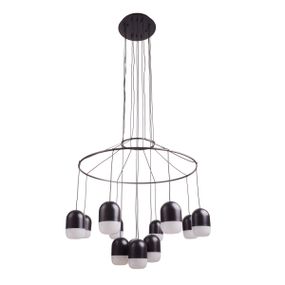 Люстра подвесная в спальню LED 84W NW BK (BR-01 674S/12)