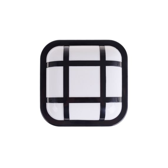 Уличный настенный ЛЕД светильник AL-15SQ-H/15W NW IP54 BK
