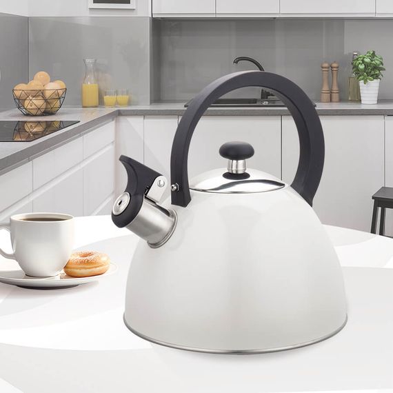Чайник із свистком Maestro МR-1302WG 2.5 л білий