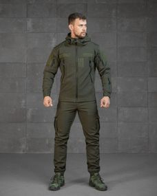 Тактичний костюм софтшел BANDIT oliva ВТ7956