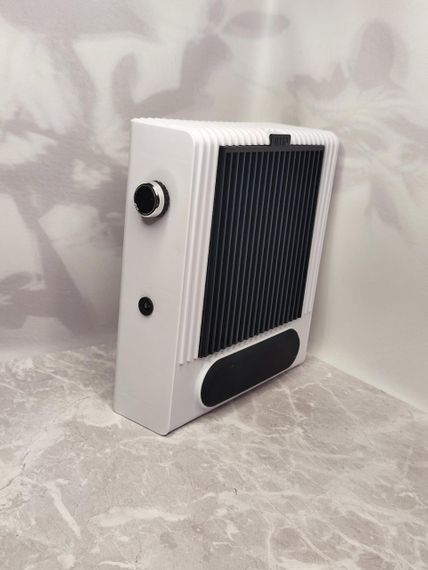 Настольная маникюрная вытяжка Simei 858-1 80W с многоразовым HEPA фильтром, белая | Зображення 1