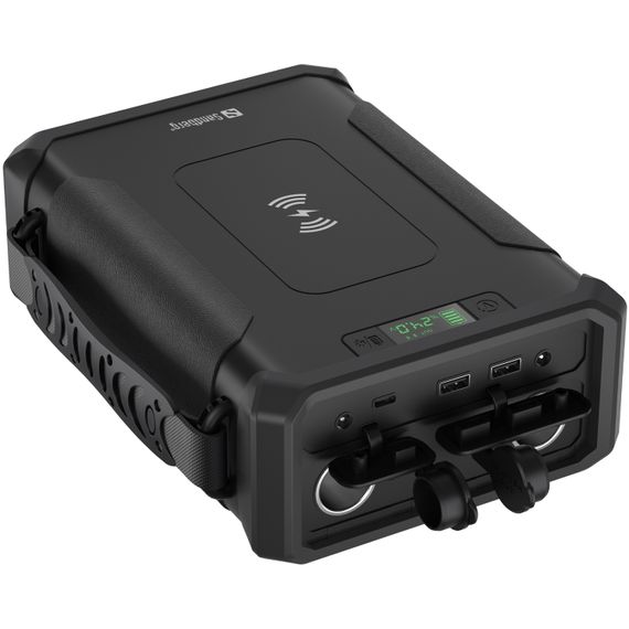 УМБ Sandberg Survivor 96000mAh DC84W PD USB-C60W Cigar Lighter 180W 2USB-A18W,Wireless LiFePo4 | Зображення 7