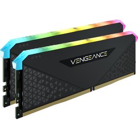 Модуль пам&#039;яті для комп&#039;ютера DDR4 32GB (2x16GB) 3600 MHz Vengeance RGB RS Black Corsair (CMG32GX4M2D3600C18)