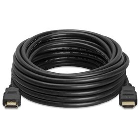 Кабель Merlion HDMI-HDMI HIGH SPEED 20m, v1.4, OD-7.5mm, круглий Black, коннектор Black, (Пакет) Q25