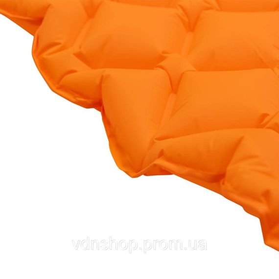Матрас для палатки надувной походный 190х55х3 см туристический матрас Оранжевый SJ-0084O | Зображення 3