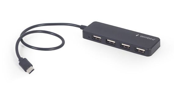 Хаб Type-C на 4 порти USB 2.0 UHB-CM-U2P4-01