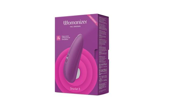 Вакуумний кліторальний стимулятор Womanizer Starlet 3 VIOLET Sex Aura | Зображення 5