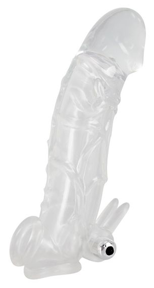 Насадка на член - Chrystal Skin Penis Sleeve Vibro | Зображення 3