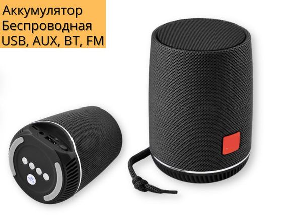 Портативна колонка XPRO TG-527 10Вт  USB, AUX, FM, Bluetooth чорна (TG-527) | Зображення 1