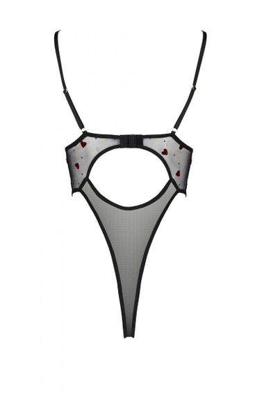 Еротичний боді з малюнком Passion LOVELIA BODY S/M, black sexstyle | Зображення 5