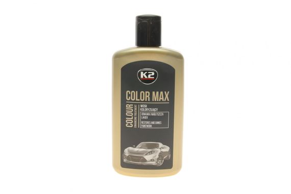 Поліроль K2 COLOR MAX 250 мл чорний K020CAN
