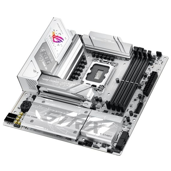 Материнcкая плата ASUS ROG STRIX B860-G GAMING WIFI s1851 B860 4xDDR5 M.2 DP HDMI USB Type-C Wi-Fi BT mATX белый 90MB1JF0-M0EAY0 | Зображення 6