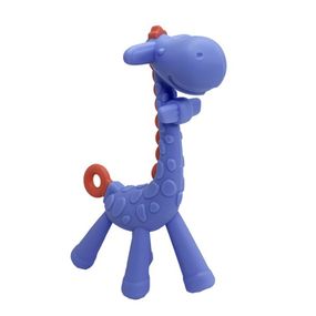 Силіконовий прорізувач "Жираф" MGZ-0416(Violet) у футлярі