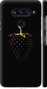Чохол на LG V40 ThinQ Чорна полуниця "3585m-1577-24368"