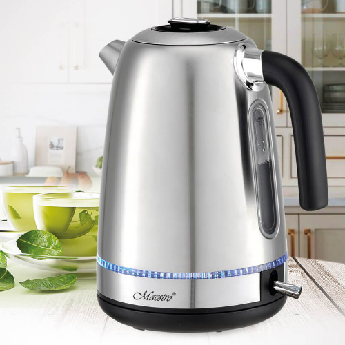 Електрочайник 1,7л 1850-2200W метал (диск) MR-050 Maestro | Зображення 2