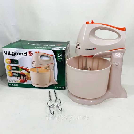 Міксер ViLgrand VHM3017B. Колір: бежевий | Зображення 2