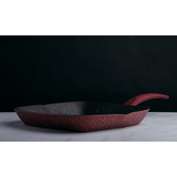 Сковорідка Гриль PR-2110-24 'CHERRY' LAVA-STONE 24x24 см, PEPPER | Зображення 1