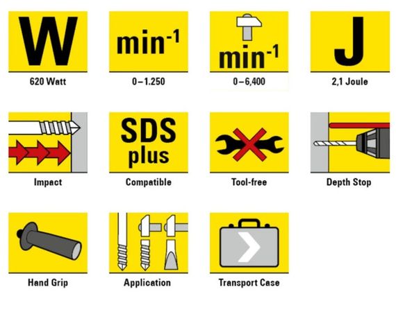 Перфоратор мережевий Trotec PRDS 05-230V + кейс (4415000020) | Зображення 6