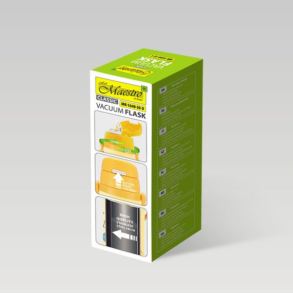 Термос детский 500 мл Maestro MR-1640-50-D Giraffe нержавеющая сталь с трубочкой | Зображення 4