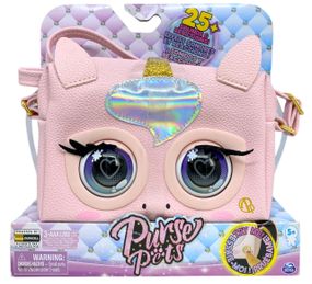 Сумочка Purse Pets одноріг Гламікорн кліпають очі видає звуки та мелодії рожева