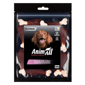 Ласощі для собак гомілка з качкою AnimAll Platinum, 200 гр