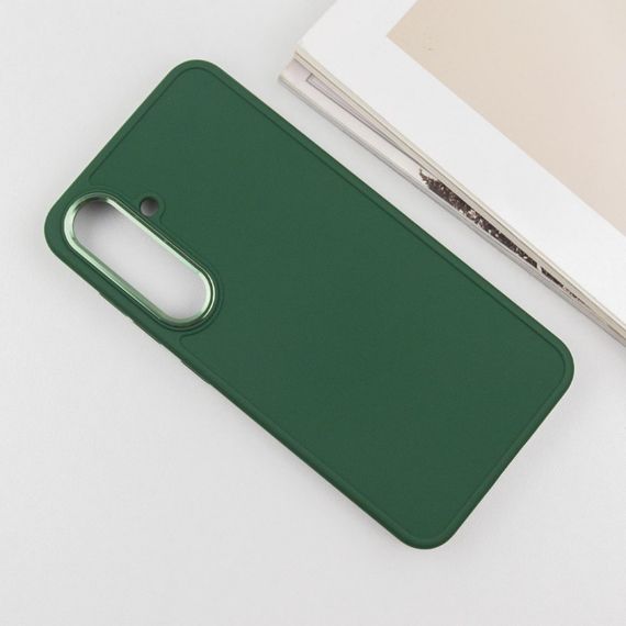 TPU чехол Bonbon Metal Style для Samsung Galaxy S23+ Зеленый / Army green | Зображення 2