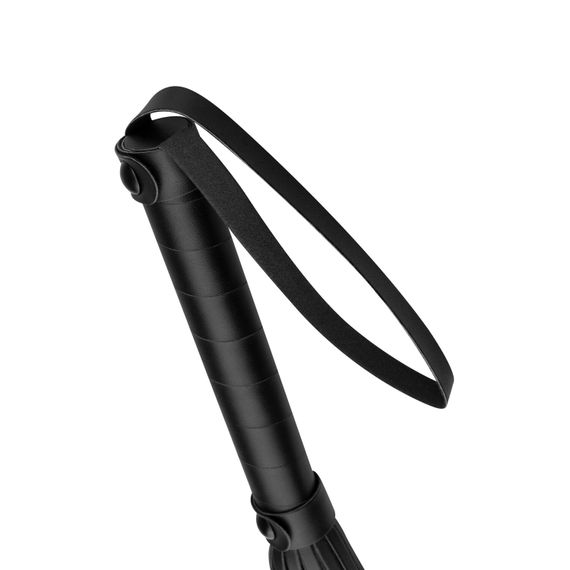 Флогер Bedroom Fantasies: Faux Leather Flogger, чорний | Зображення 3