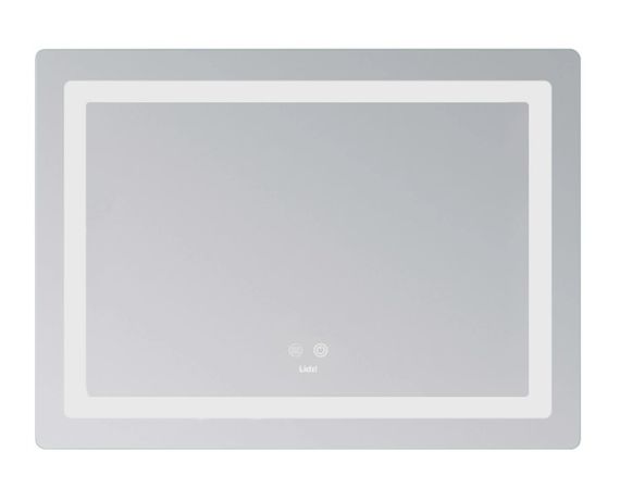 Дзеркало Lidz Kubis (KU2) 700х500 мм, прямокутне, з LED-підсвічуванням Touch, антизапотіванням, димером, регулюванням яскравості LD78LF90448486 | Зображення 1