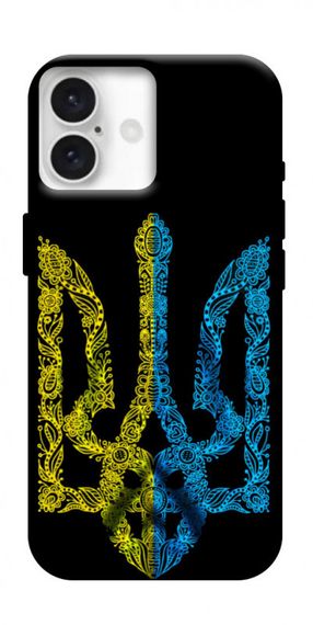 Чохол з картинкою Жовтоблакитний герб для Apple iPhone 16 (6.1")